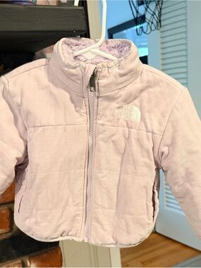 The North Face Lavender Reversible Mossbud/Corduroy Jacket (Toddler)